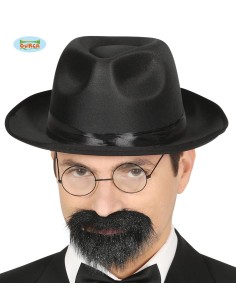 CAPPELLO GANGSTER NERO 13173