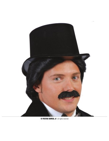 CILINDRO NERO VELLUTATO  13450