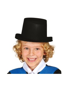 CILINDRO NERO VELLUTATO BAMBINO 13451