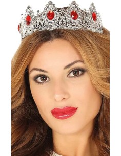 DIADEMA PRINCIPESSA ARGENTO METALLICO 13585