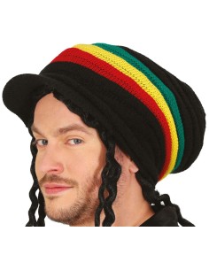 BERRETTO RASTA CON VISIERA, ADULTI 13818