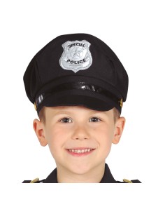 BERRETTO DA POLIZIOTTO IN TESSUTO, BAMBINO 13875