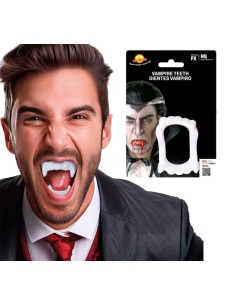 DENTI VAMPIRO FLUORESCENTI 14892