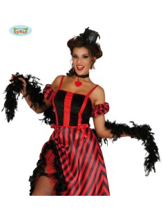 BOA CON PIUME NERE 180 CM 16342