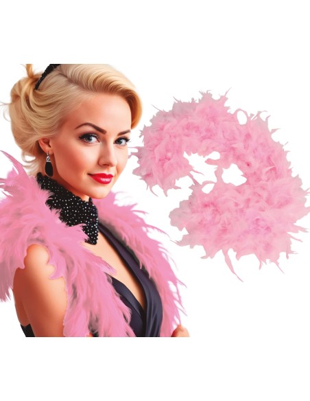 BOA CON PIUME ROSA (40 GRAMMI) 16346