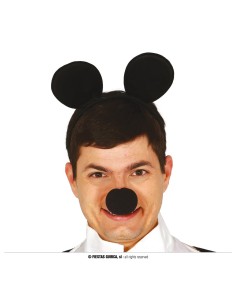 ORECCHIE TOPO IN STOFFA 16369