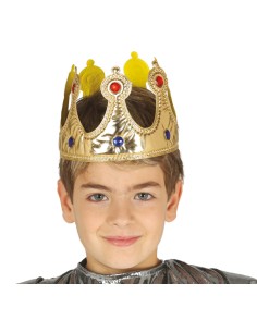 CORONA RE BAMBINO IN TELA 17401