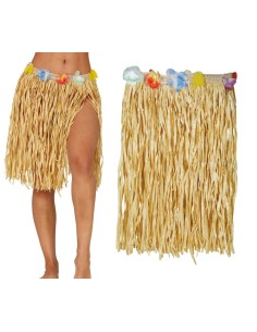 GONNA DI PAGLIA HAWAIANA 40 CM, ADULTI 18967