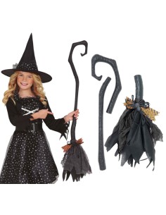 SCOPA DA STREGA RIMOVIBILE 90 CM 19999