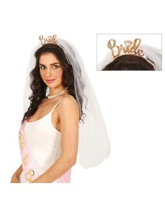 VELO DA SPOSA CON DIADEMA DA SPOSA, ADULTI 23021