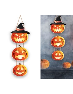 SEGNO 3 ZUCCHE STREGA 64 CM LEGNO 26891