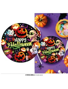 SACCHETTO 6 PIATTI MOSTRI 23 CM 26913