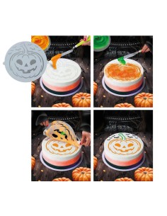 STENCIL PER DECORAZIONE DI TORTE, ZUCCA, 25 CM 26961