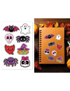 ADESIVI ASSORTITI HALLOWEEN OLOGRAFICI 29419