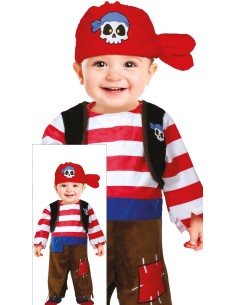 COSTUME PIRATE, NEONATO, 12  18 MESI 76185