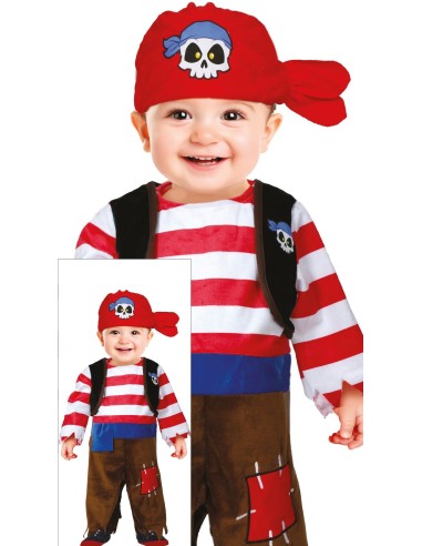 COSTUME PIRATE, NEONATO, 18  24 MESI...