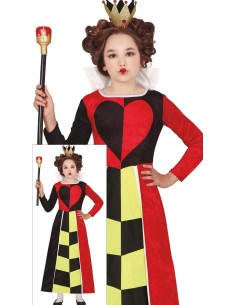 COSTUME QUEEN OF HEARTS, INFANTILE, 7  9 ANNI 78450