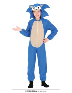 COSTUME KIGURUMIMI BLU, BAMBINI, 5  6 ANNI 81001