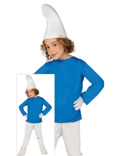 COSTUME GNOMO BLU BAMBINO, 7-9 ANNI 81555