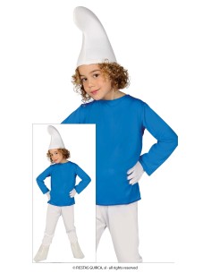 COSTUME GNOMO BLU BAMBINO, 10-12 ANNI 81556