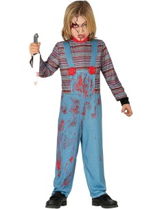 COSTUME BAMBOLA ASSASSINA BAMBINO  5-6 ANNI FG87798