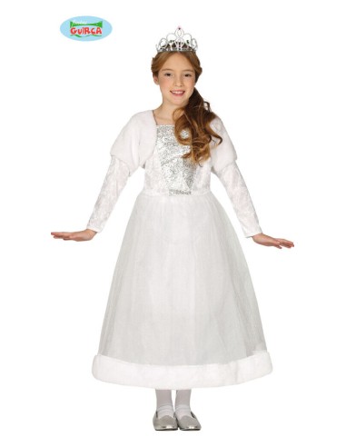 COSTUME PRINCIPESSA BIANCA 3-4 ANNI...