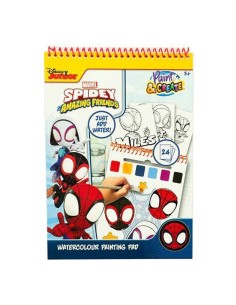 SPIDEY BLOCCO COLORING E ACQUERELLI 24355