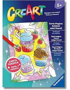 CREART ALBUM DA COLORARE 5+ - CARTA MAGICA DELIZIOSI...