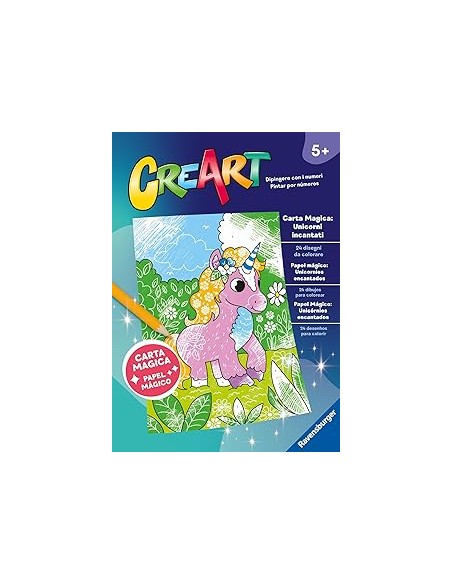 CREART ALBUM DA COLORARE 5+ - CARTA MAGICA INCANTEVOLI UNICORNI 13096015