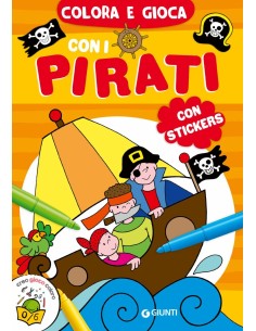 LIBRO COLORA E GIOCA CON I PIRATI 56378A
