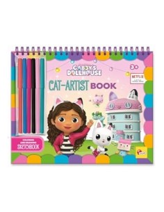 GABBY'S DOLLHOUSE SKETCHBOOK GAB-TASTIC BOOK COLORING AND...