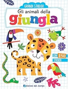LIBRO GLI ANIMALI DELLA GIUNGLA 84088M