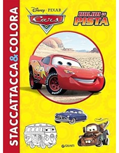 LIBRO STACCATTACCACOLORA CARS BOLIDINI IN PISTA W04758