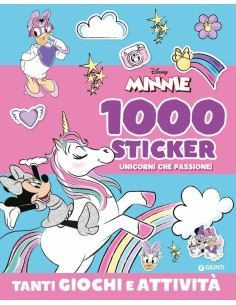 LIBRO MINNIE E GLI UNICORNI 500/1000 STICKERS W0698A