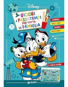 LIBRO PASSATEMPI IN FAMIGLIA  DISNEY TIME W0716A