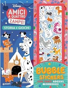 LIBRO  AMICI A 4 ZAMPE PUFFY STICKER W1051A