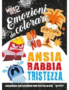 LIBRO INSIDEOUT ANSIA,RABBIA NO STRESS COLORI W0966A
