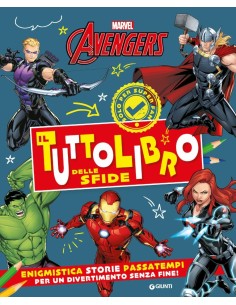 LIBRO AVENGERS IL TUTTO LIBRO DELLE SFIDE W0699A