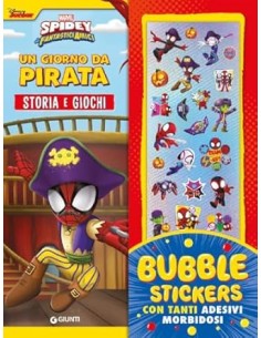 LIBRO SPIDEY BUBBLE STICKERS W0938A