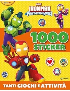 LIBRO  SPIDEY/IRON MAN 1000 STICKERS W1100A