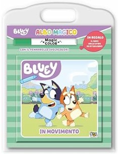 LIBRO BLUEY. IN MOVIMENTO. ALBO MAGICO 53332A