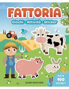 LIBRO  FATTORIA - GIOCHI ATTIVITA' STICKER 58959A