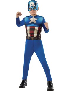 COSTUME COSTUME  CAP. AMERICA TAGLIA S 3-4 ANNI 610759.S
