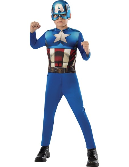 COSTUME COSTUME  CAP. AMERICA TAGLIA M  5-7 ANNI 610759.M