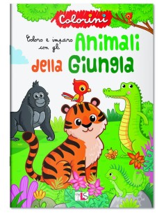 COLORINI- GLI ANIMALI DELLA GIUNGLA 48409