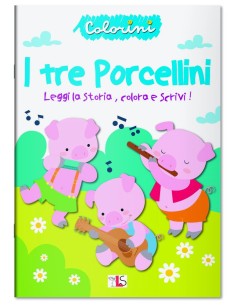 COLORINI DELLE FIABE- I TRE PORCELLINI 48416