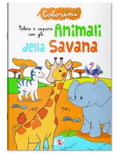 COLORINI- GLI ANIMALI DELLA SAVANA  48508