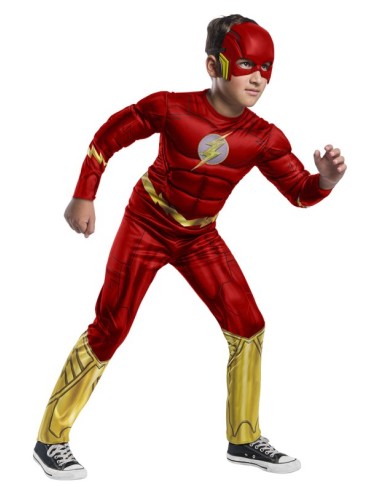 COSTUME FLASH BLACK 8-10ANNI 702262-L