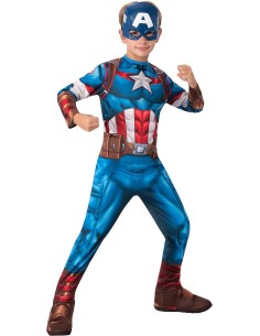 COSTUME.CAPITAN AMERICA  5-6 ANNI 702563