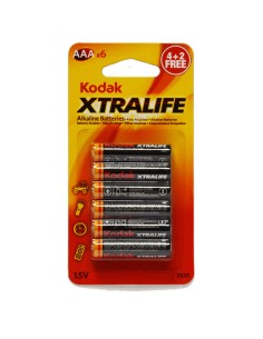 PILE MINI STILO ALCALINE BLISTER 4+2 K3A